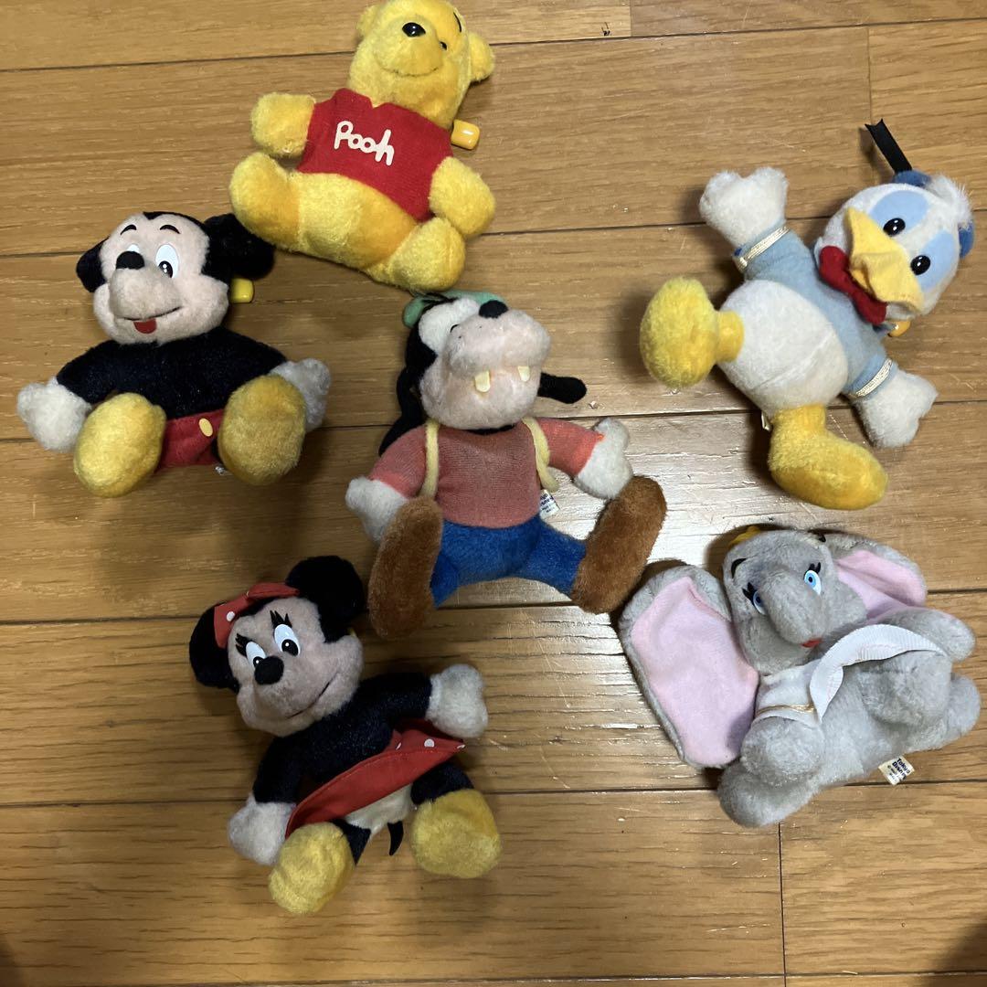 ミッキー・ミニー・プーさん 他 ぬいぐるみセット（15体） ミッキー・ミニー・プーさん等ぬいぐるみ6体セット - メルカリ