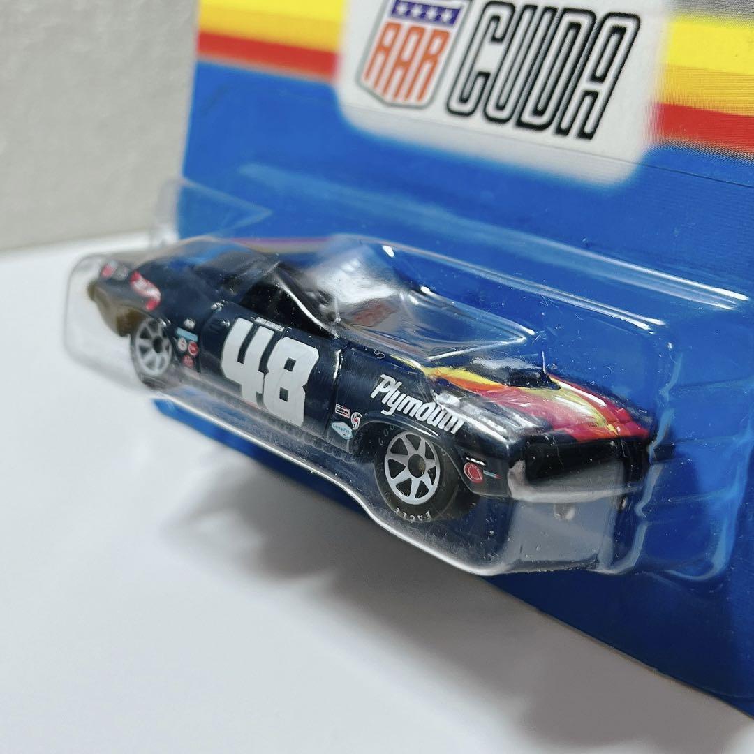 ホットウィール 70 ダッジ プリムス バラクーダ 未開封 紺 AAR 限定品