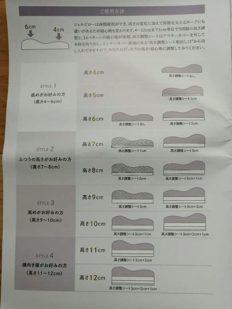 GOKUMIN 無重力ジェルピロー　ワイド　大判(60cm×40cm)