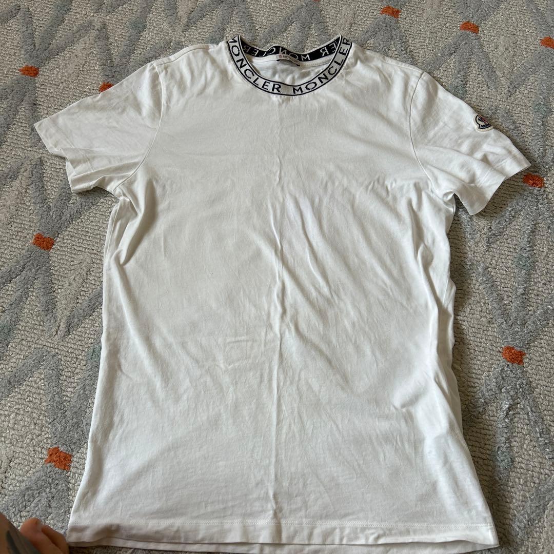 MONCLER ホワイト Tシャツ
