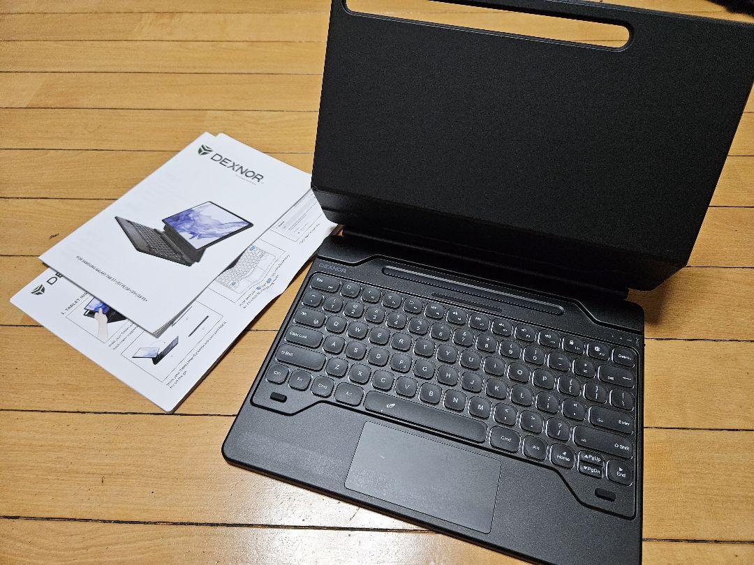 Dexnor Galaxy Tab S9+ S9 FE+ キーボード ケース