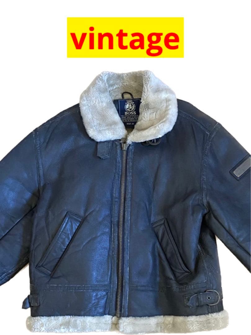 BOSSジャン ボスジャン 初代 2000年 フライトジャケット 00s 愛用