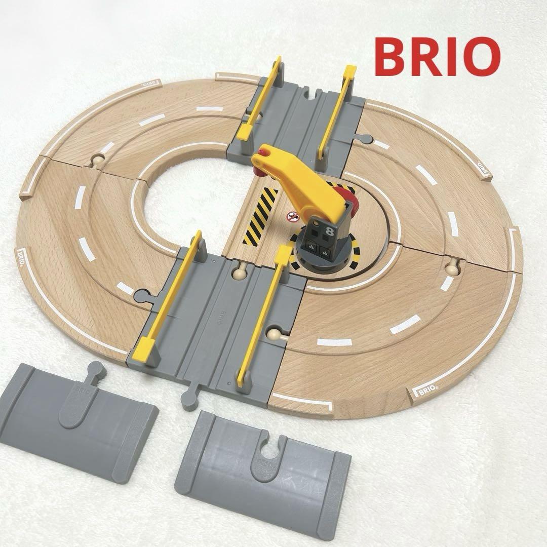 BRIO ブリオ クレーン カーブ ロードレール 踏切 道路サークル