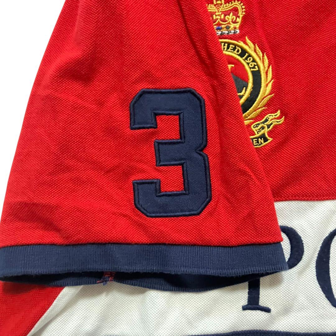 Polo Ralph Lauren ポロシャツ XL ビッグポロ 鹿の子 刺繍