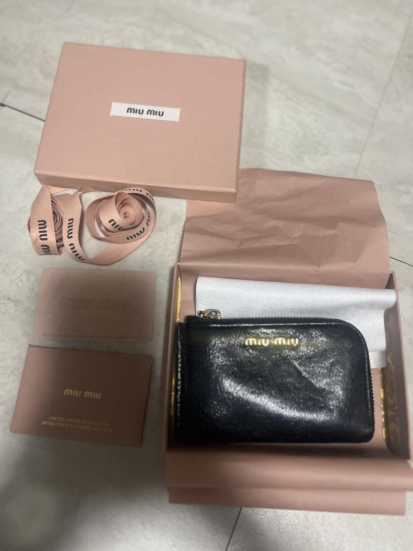 miumiu マドラス ブラック コインケース 小銭入れ　キーケース