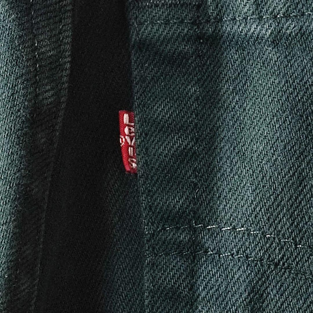 USA製 LEVI'S 551 グリーン 緑 テーパード デニム 後染め