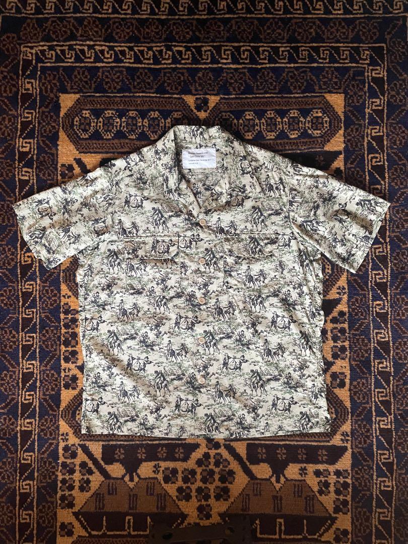 MOUNTAIN RESEARCH Open Collar Shirts S/S