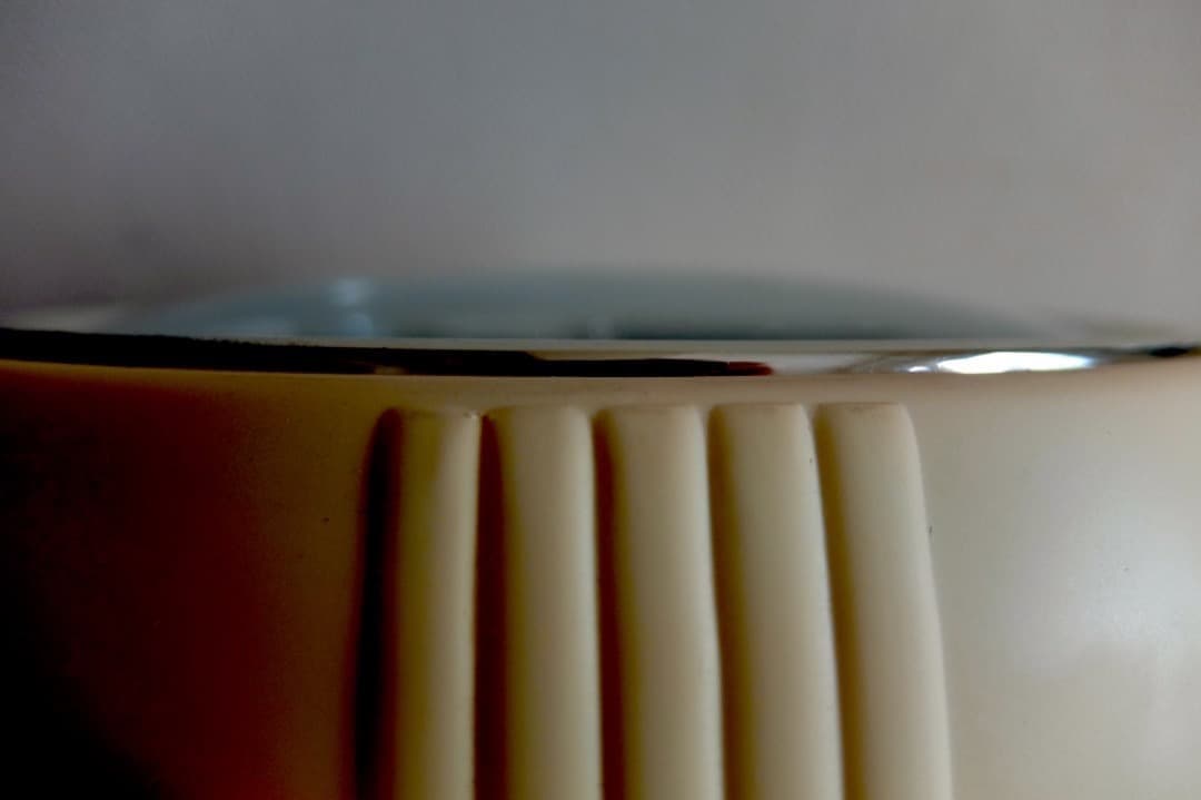 【可動品】レトロ 50s ミッドセンチュリーテイスト 掛時計 クロック クリーム
