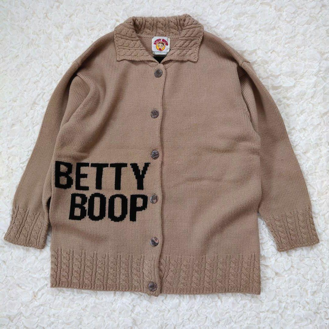 お歳暮・冬ギフト特集 - おとなの週末お取り寄せ倶楽部 Betty Boop ベティ・ブープ ニットカーディガン ヴィンテージ トップス