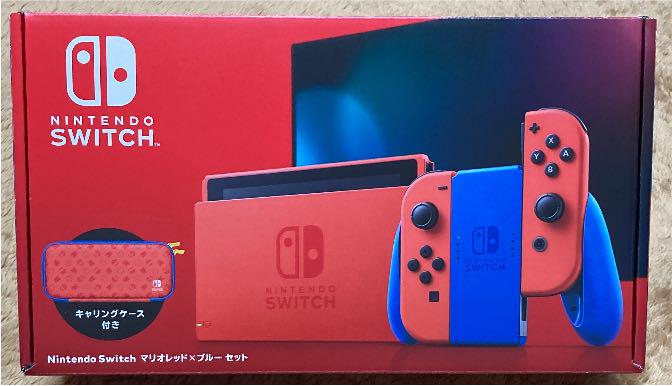 43%割引ブルー系ビッグ割引 専用 nintendo switch マリオレッド