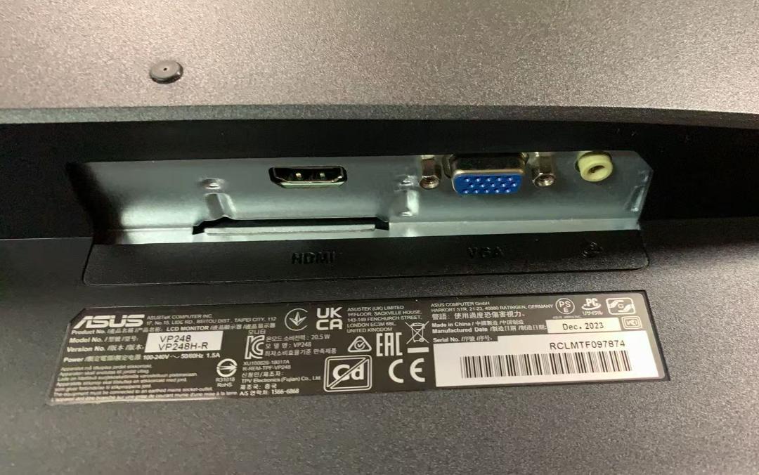 ★ASUS VP248H-Rゲーミングモニター 75Hz
