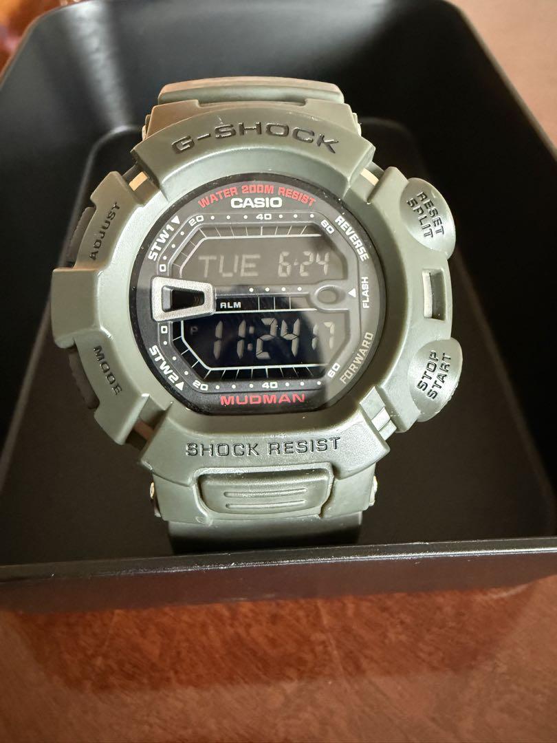 G-SHOCK MUDMAN デジタル腕時計 カーキ　G-9000