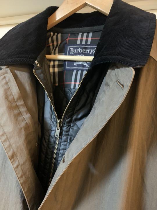 国産新品 Burberry ステンカラーコート 襟付きライナー コーデュロイ RwiNS-m58056081733 NEW国産
