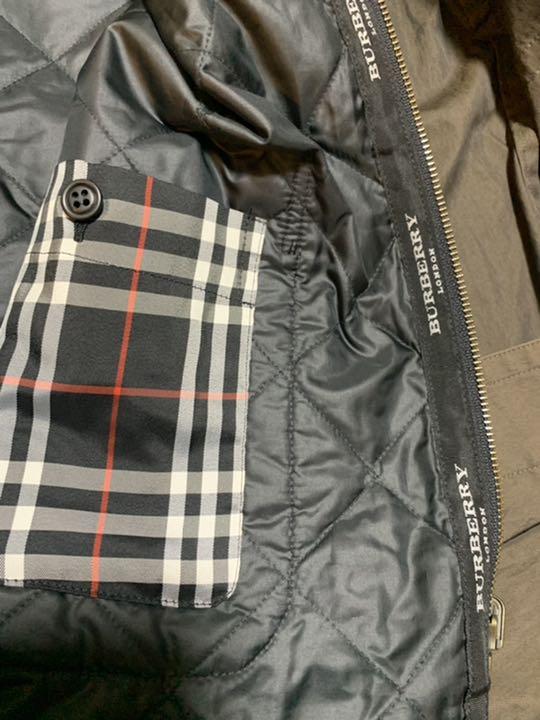 国産新品 Burberry ステンカラーコート 襟付きライナー コーデュロイ RwiNS-m58056081733 NEW国産