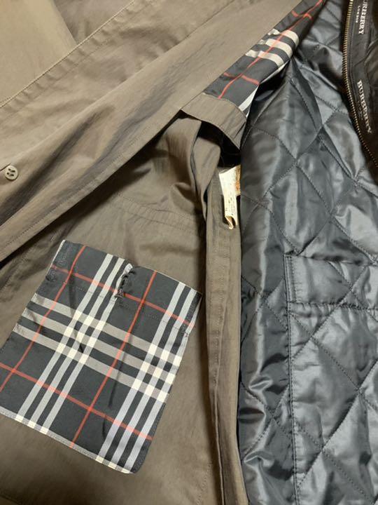 国産新品 Burberry ステンカラーコート 襟付きライナー コーデュロイ RwiNS-m58056081733 NEW国産