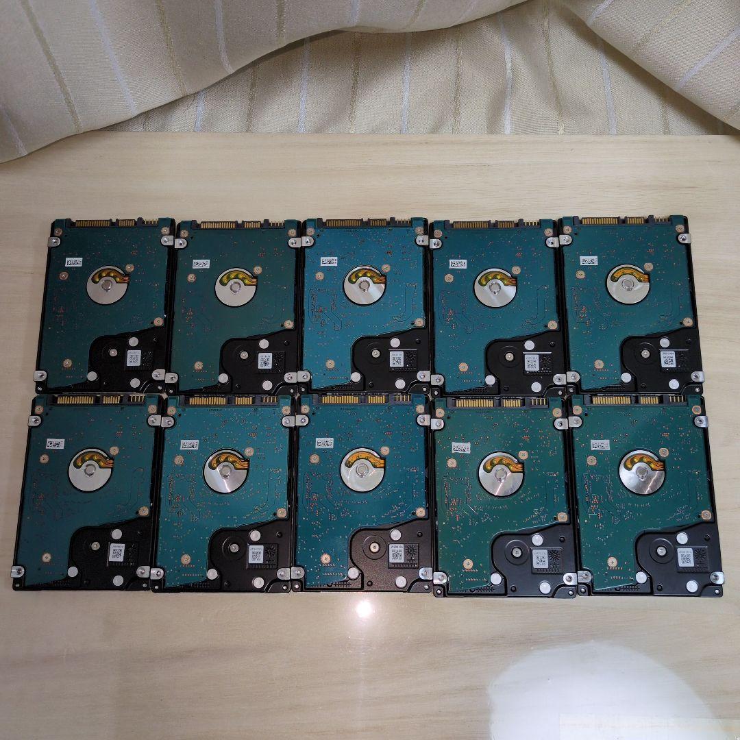 ★10台セット★2.5インチHDD500GB SMART OK ポスト投函304