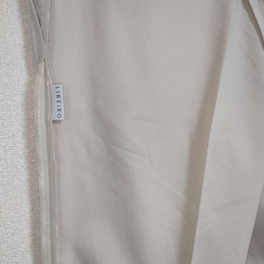 美品! リベイロ LIBEIRO スリット スラックス ベージュ Sサイズ