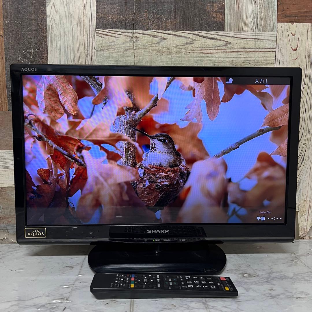 即日受渡❣️全国送料込シャープ22型液晶テレビ外付けHDD録画対応 薄型コンパクト 5,644円