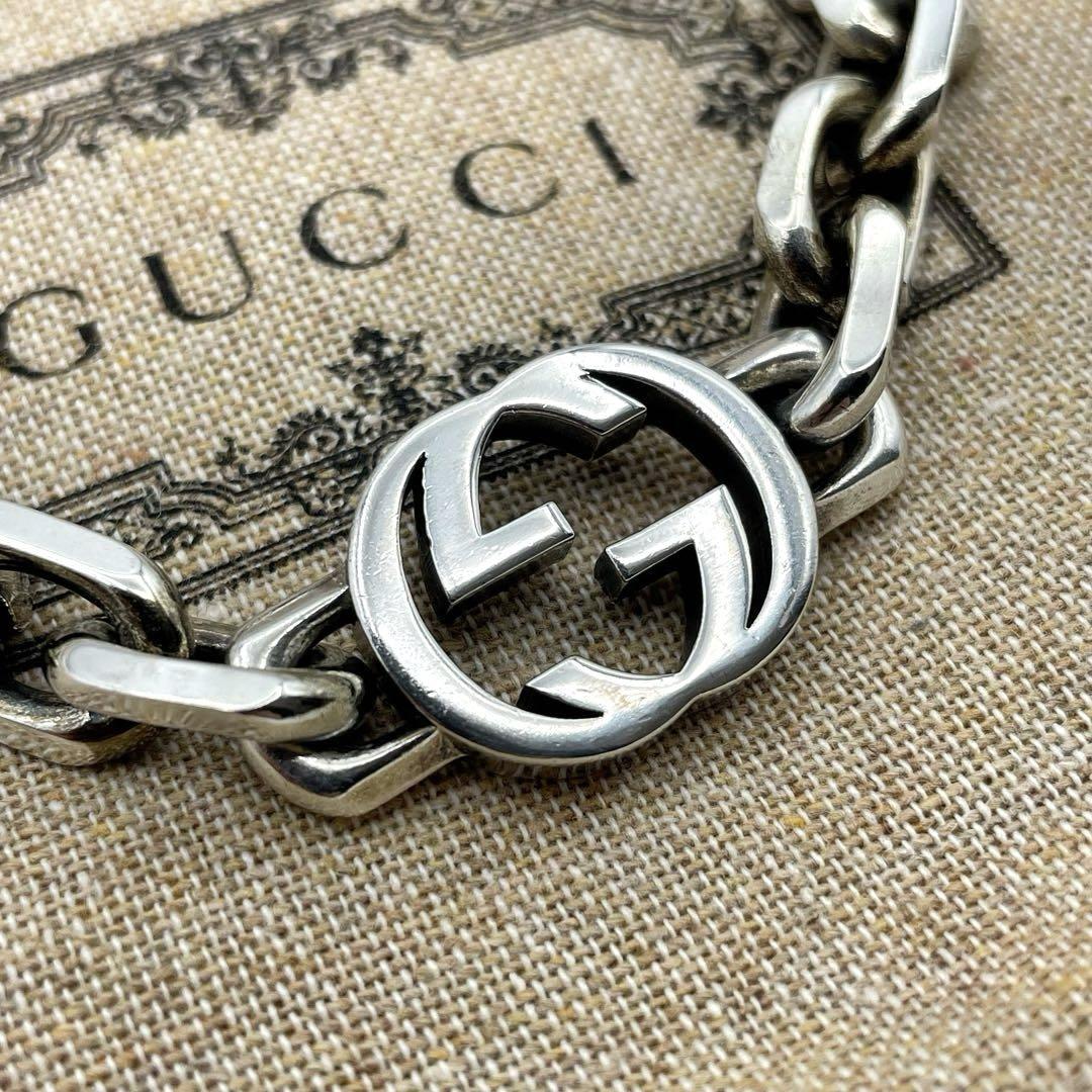 ✨現行・美品✨GUCCI インターロッキング G チェーンブレスレット 925