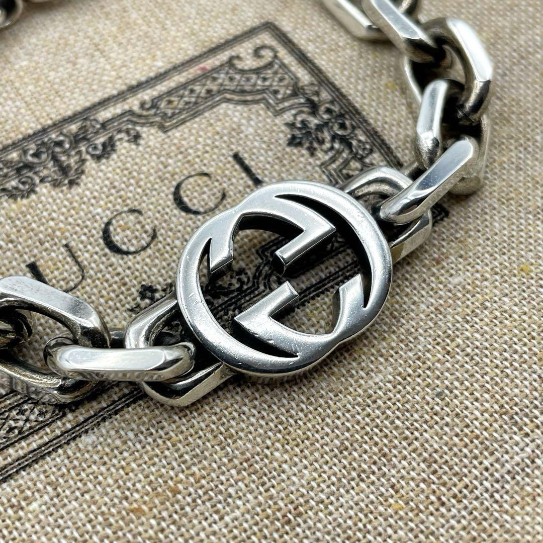 ✨現行・美品✨GUCCI インターロッキング G チェーンブレスレット 925