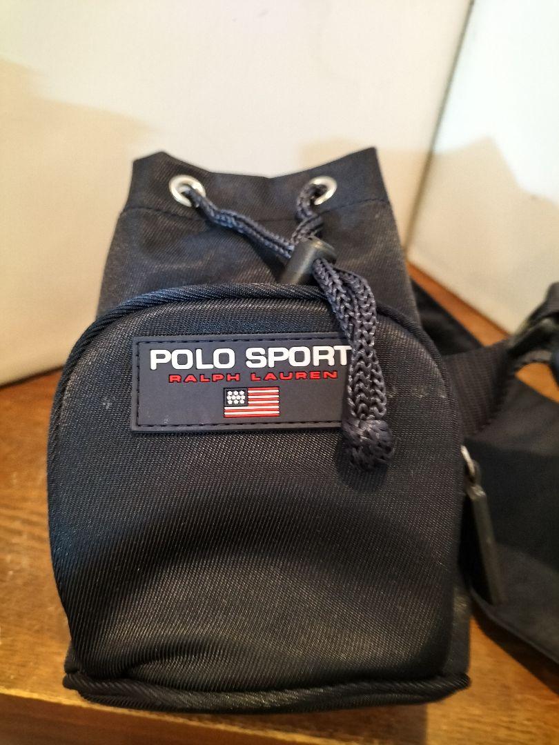 90s 新品未使用品POLO SPORT　水筒　ボトルホルダー　ウエストバッグ