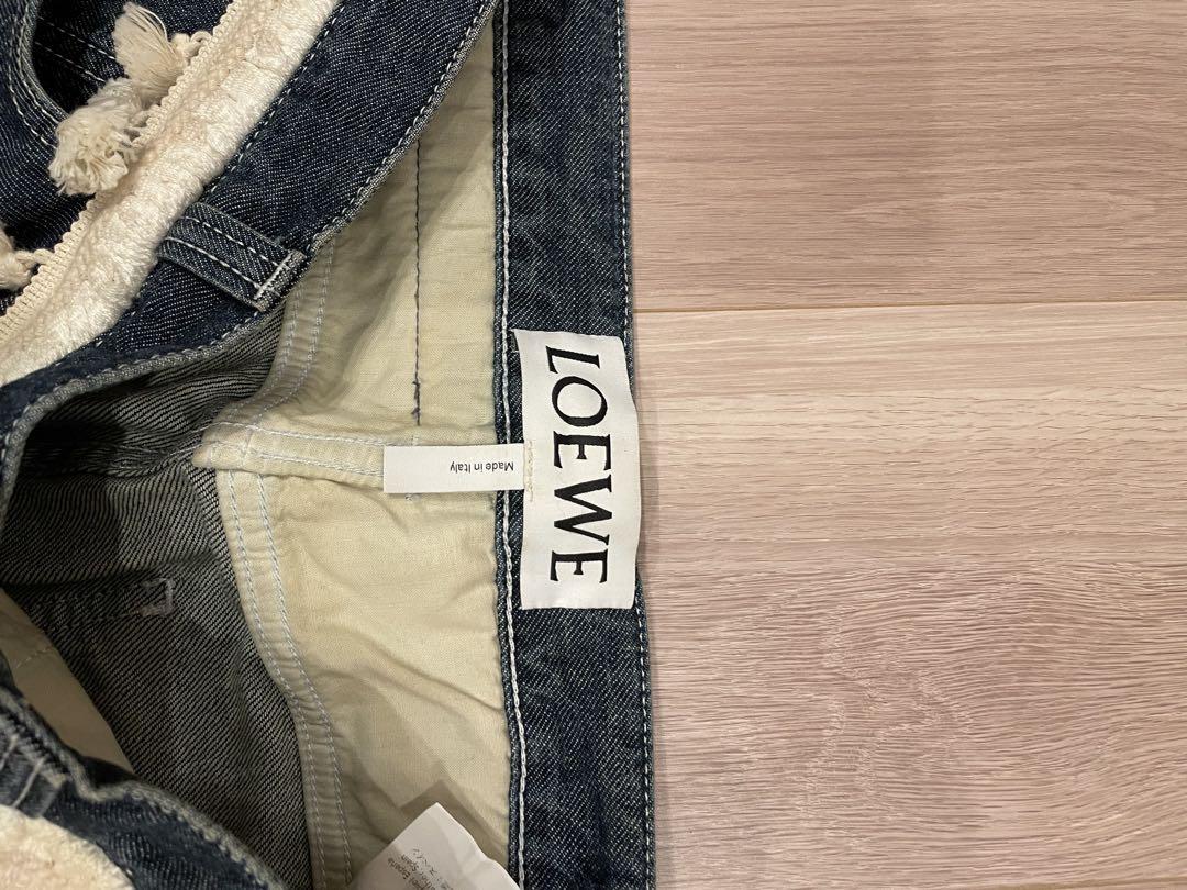 LOEWE　ロエベ フリンジ　デニムパンツ