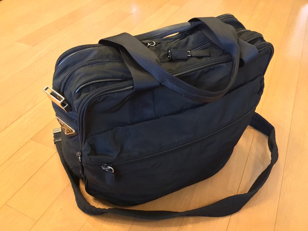 正規品　本物　プラダ　PRADA ボストンバッグ　ブラック