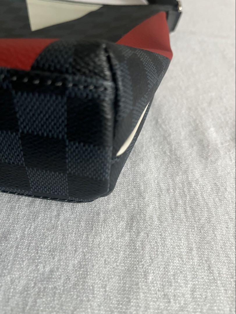 Louis Vuitton ショルダーバッグ 赤　青　ルイヴィトン