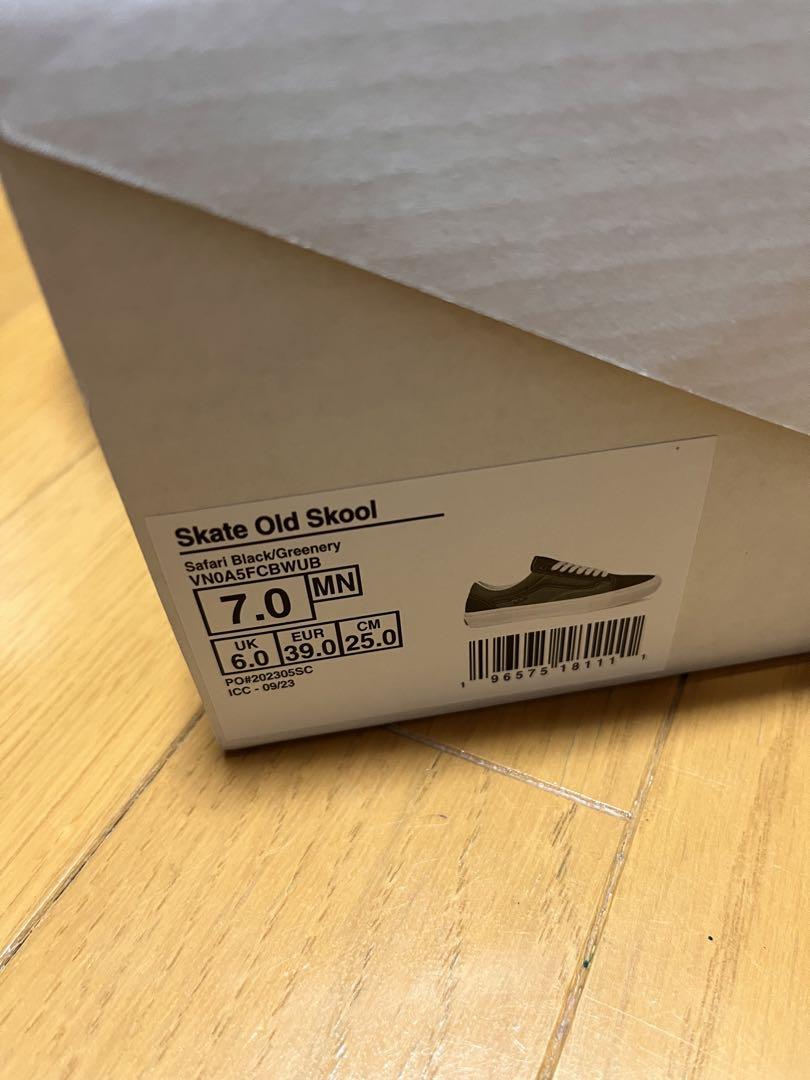 vans us7 25cm オールドスクール　バンズスケートクラシックス