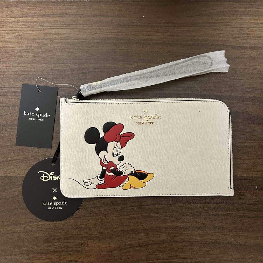 Disney X Kate Spade Minnie L-zip リストレットkate spade new york