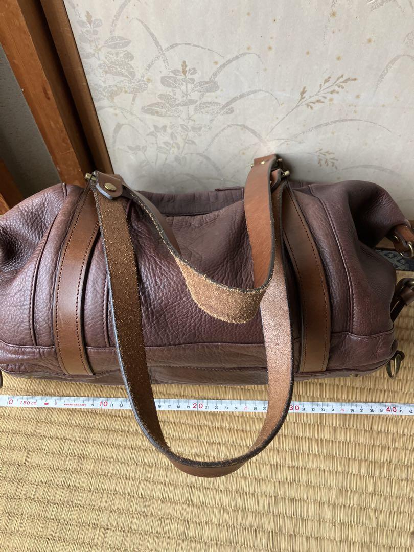 牛本革mspc master-pieceレザーバッグショルダーメンズマスター