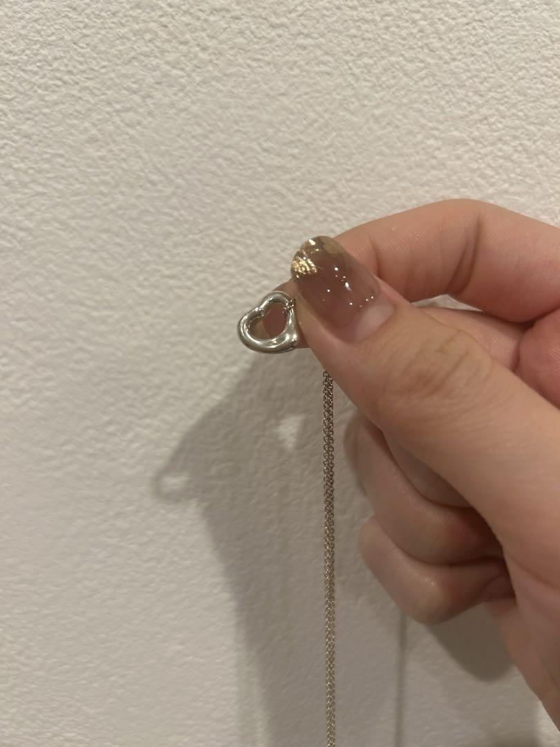 Tiffanyオープンハートネックレスxsサイズ Tiffanyオープンハートネックレスxsサイズ