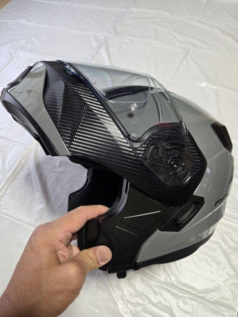 OGK カブト リュウキ システムヘルメット ミディアムグレー Lサイズ