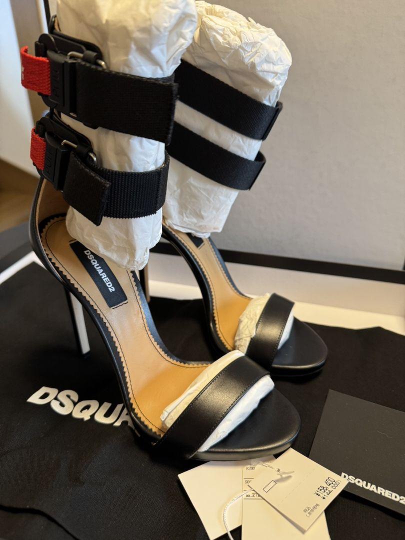 DSQUARED2 ディースクエアード ヒール サンダル 39サイズ