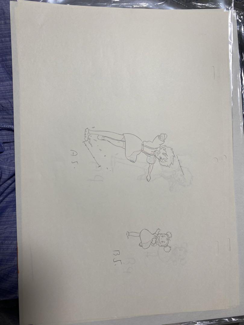 (マシュマロ)となりのトトロ　修正原画　15枚　保証書付き