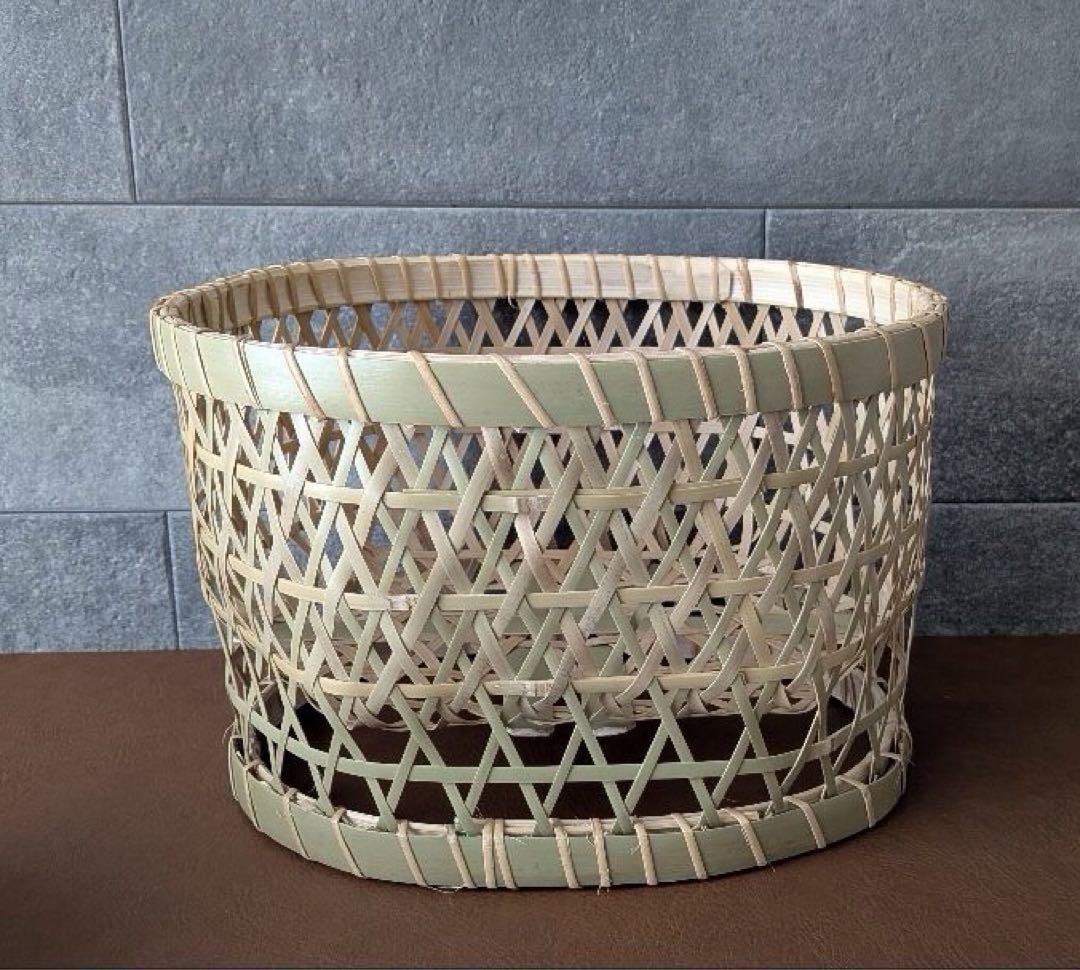 竹細工　椀かご　茶碗かご　水切りかご　収納かご　編組品