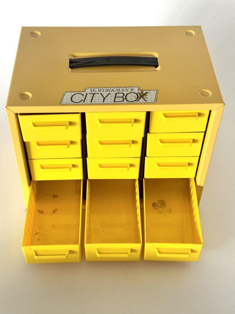 Mr.WORKMAN II CITY BOX ツールボックス 昭和レトロ 工具箱