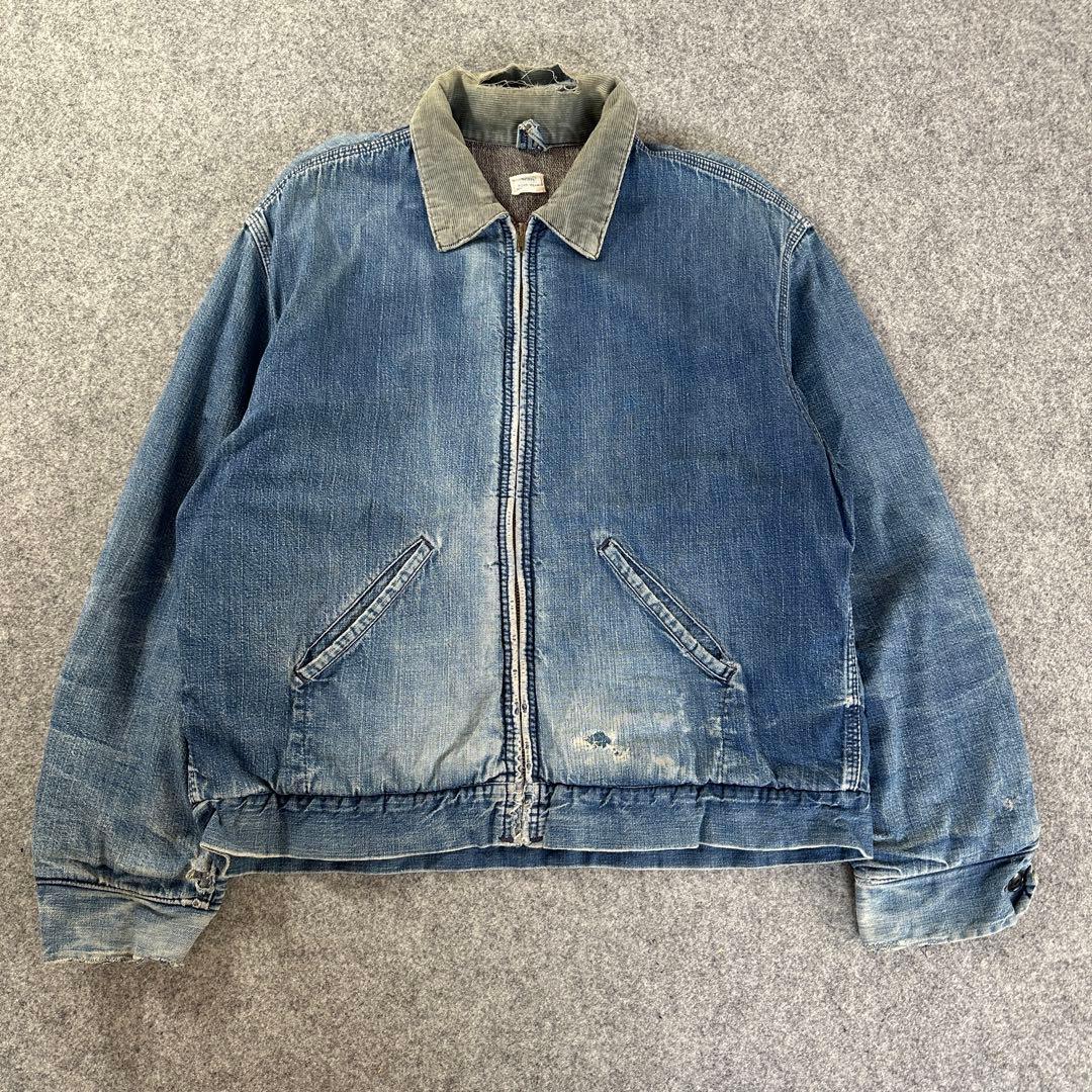 50s 60s Sears シアーズ デニムジャケット フェード ヴィンテージL Sears
