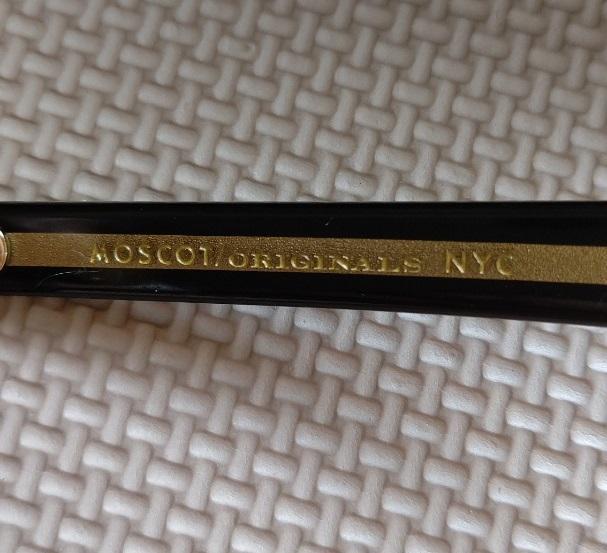 MOSCOT LEMTOSH POKER FACE別注 BLACK ECRU