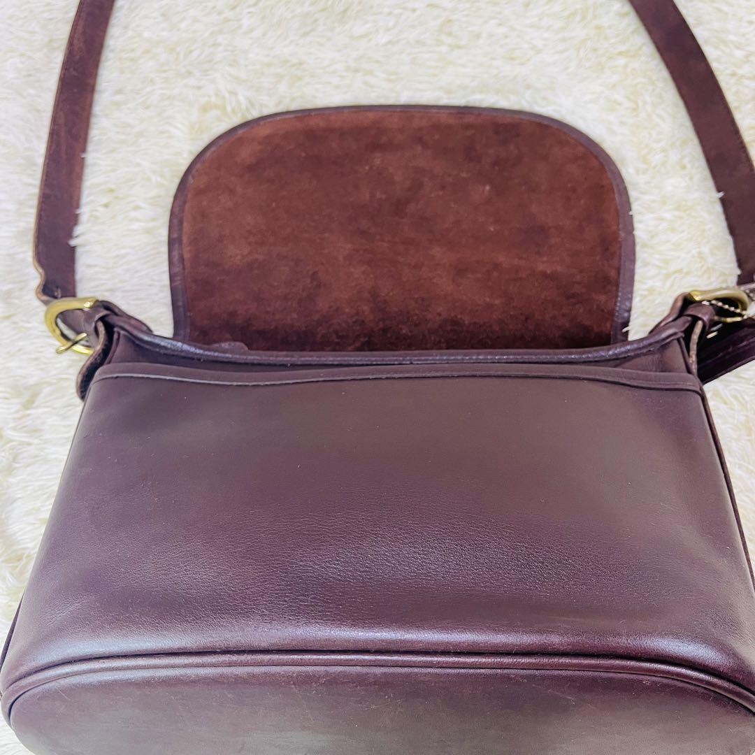 ✨USA製✨オールドコーチ COACH ショルダーバッグ ゴールド金具 斜め掛け
