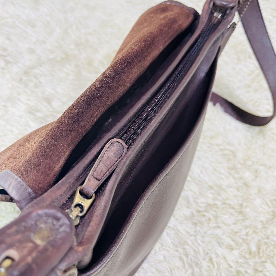 ✨USA製✨オールドコーチ COACH ショルダーバッグ ゴールド金具 斜め掛け