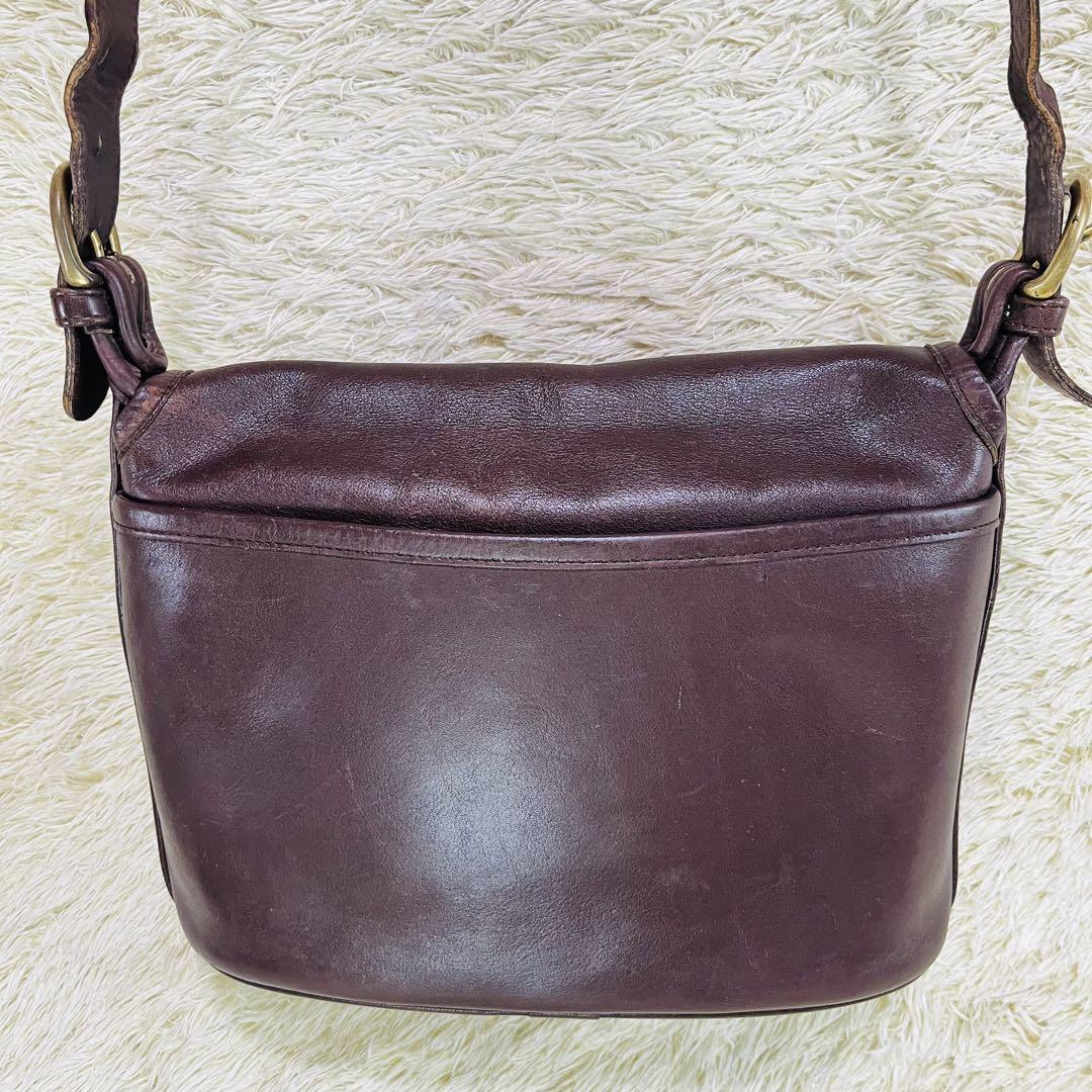 ✨USA製✨オールドコーチ COACH ショルダーバッグ ゴールド金具 斜め掛け