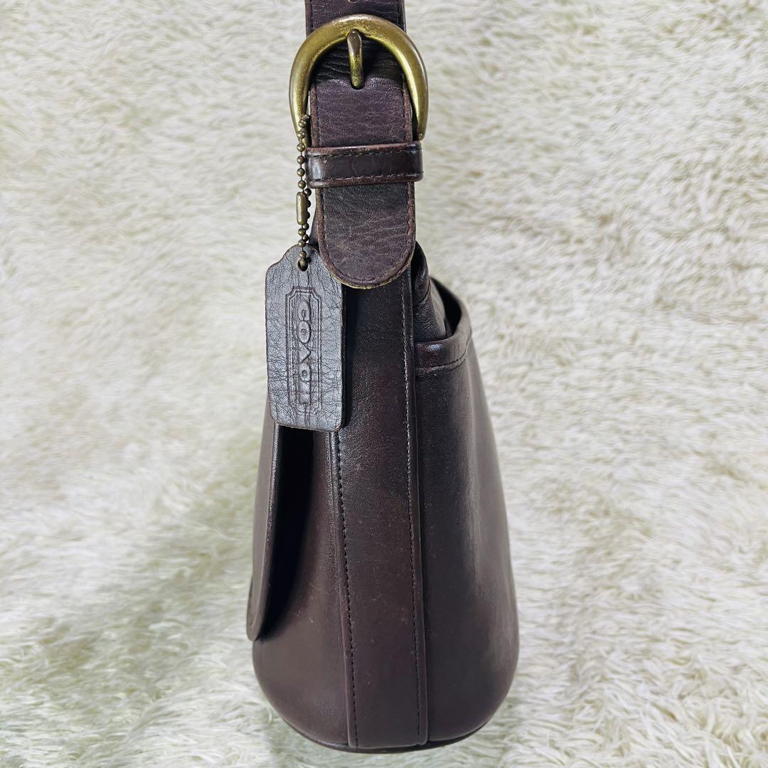 ✨USA製✨オールドコーチ COACH ショルダーバッグ ゴールド金具 斜め掛け