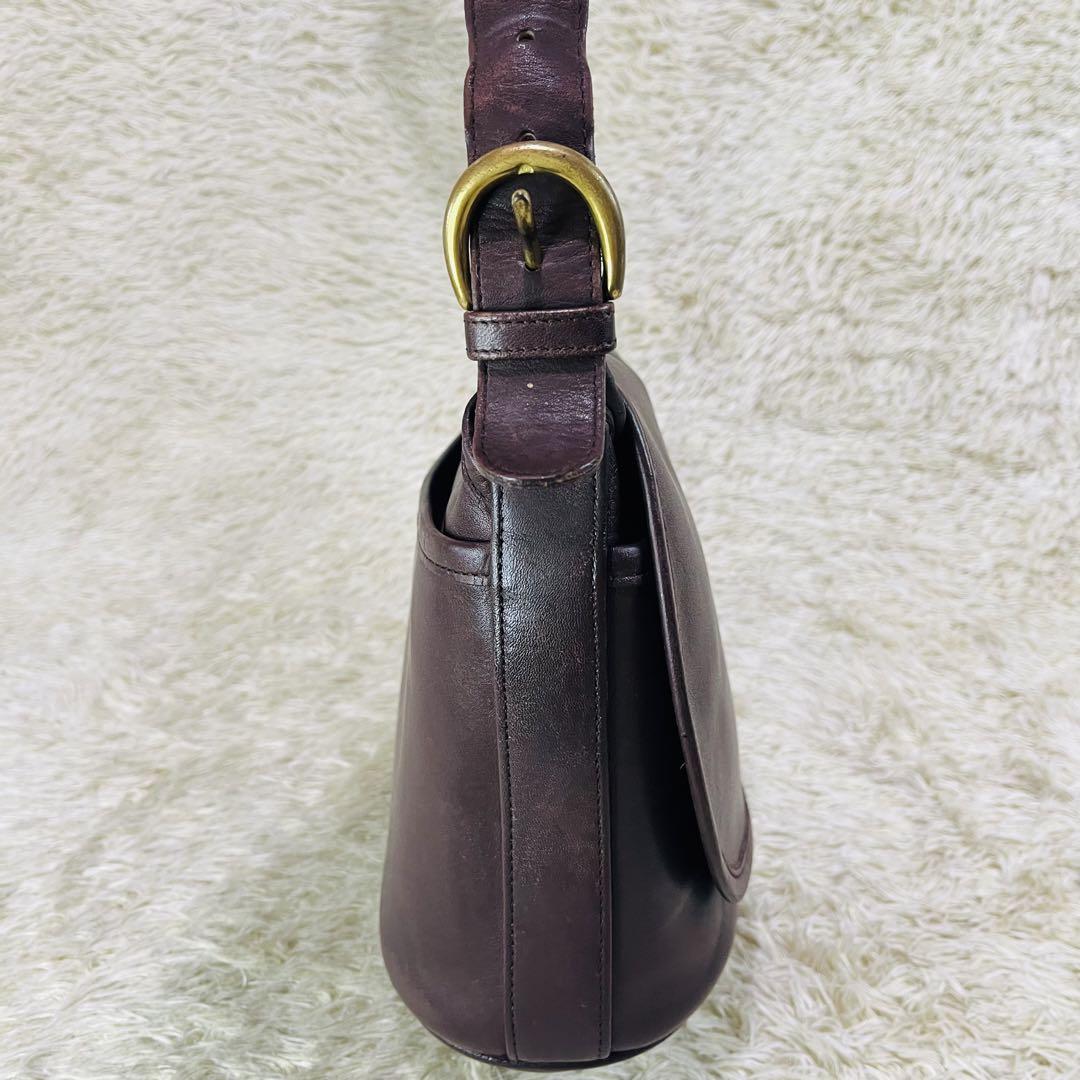 ✨USA製✨オールドコーチ COACH ショルダーバッグ ゴールド金具 斜め掛け