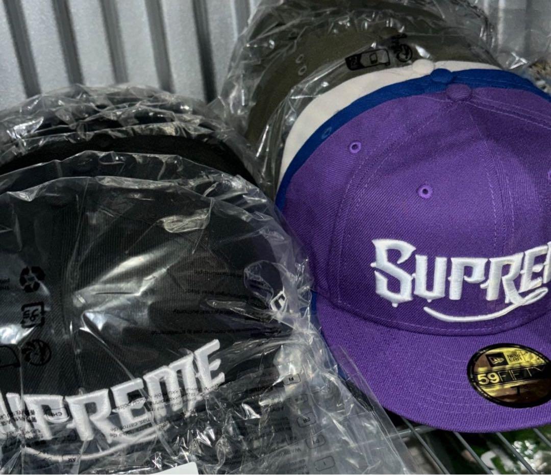 応援グッズ Supreme Mister Cartoon New Era Tan 71/4