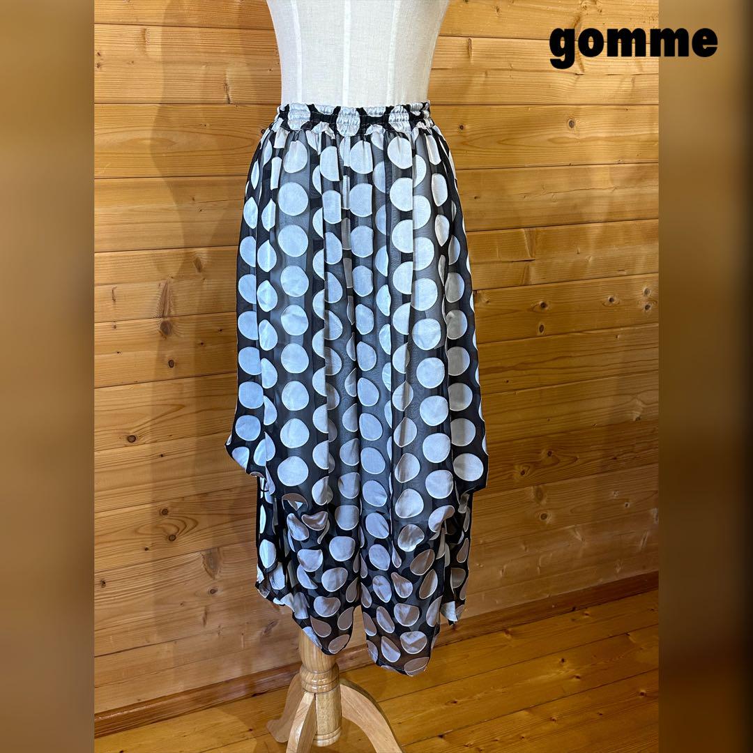 gomme(ゴム) ドローストリングパンツ