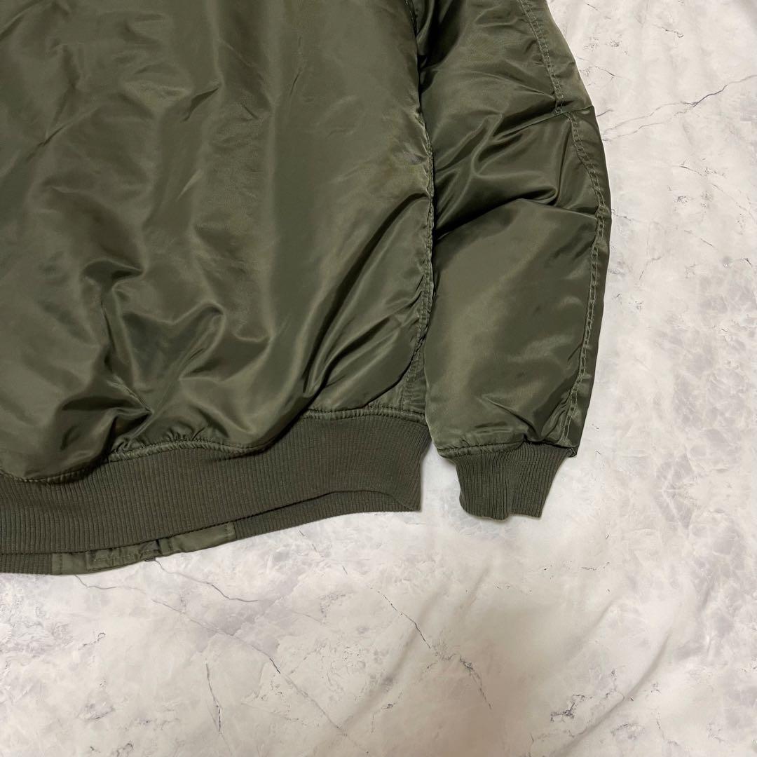 【新品 】　定番　EDWIN エドウィン ma1 XL カーキ　アウター　セール
