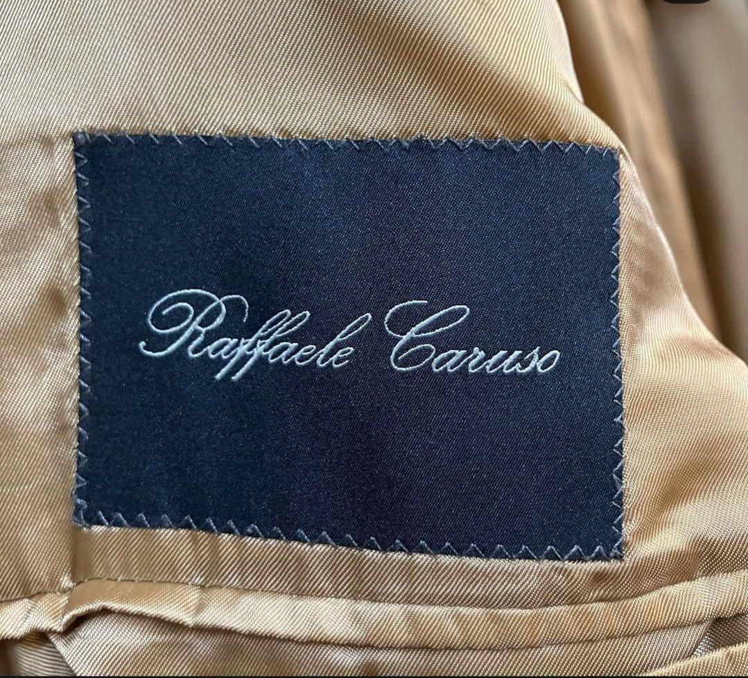 美品 caruso ベビーキャメル チェスターコート サイズ52
