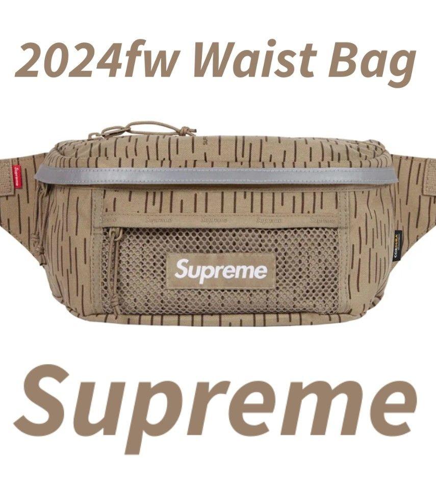 SUPREME 24fw Waist Bag tan raindrop