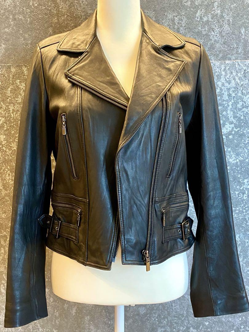 美品】ラムレザー ライダースジャケット ブラック（M） - メルカリ